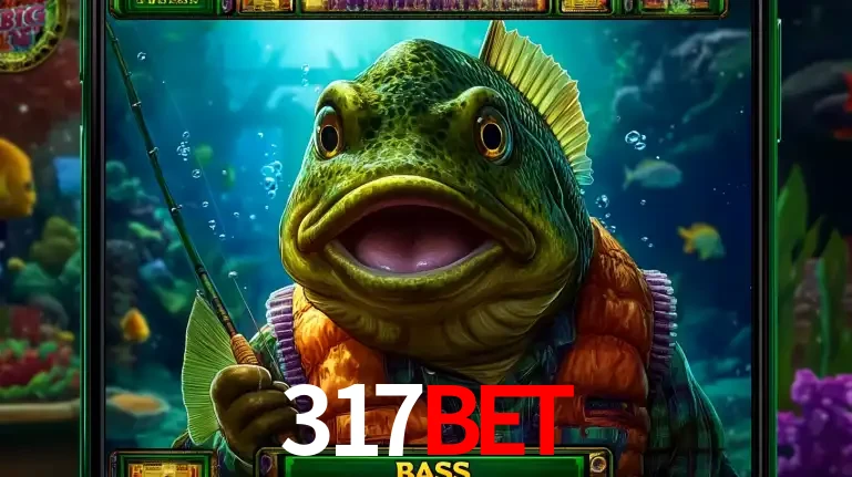 Personagem de peixe pescador do popular jogo de slot com tema de pescaria, uma das emocionantes opções de caça-níqueis para jogar e ganhar no cassino 317bet.
